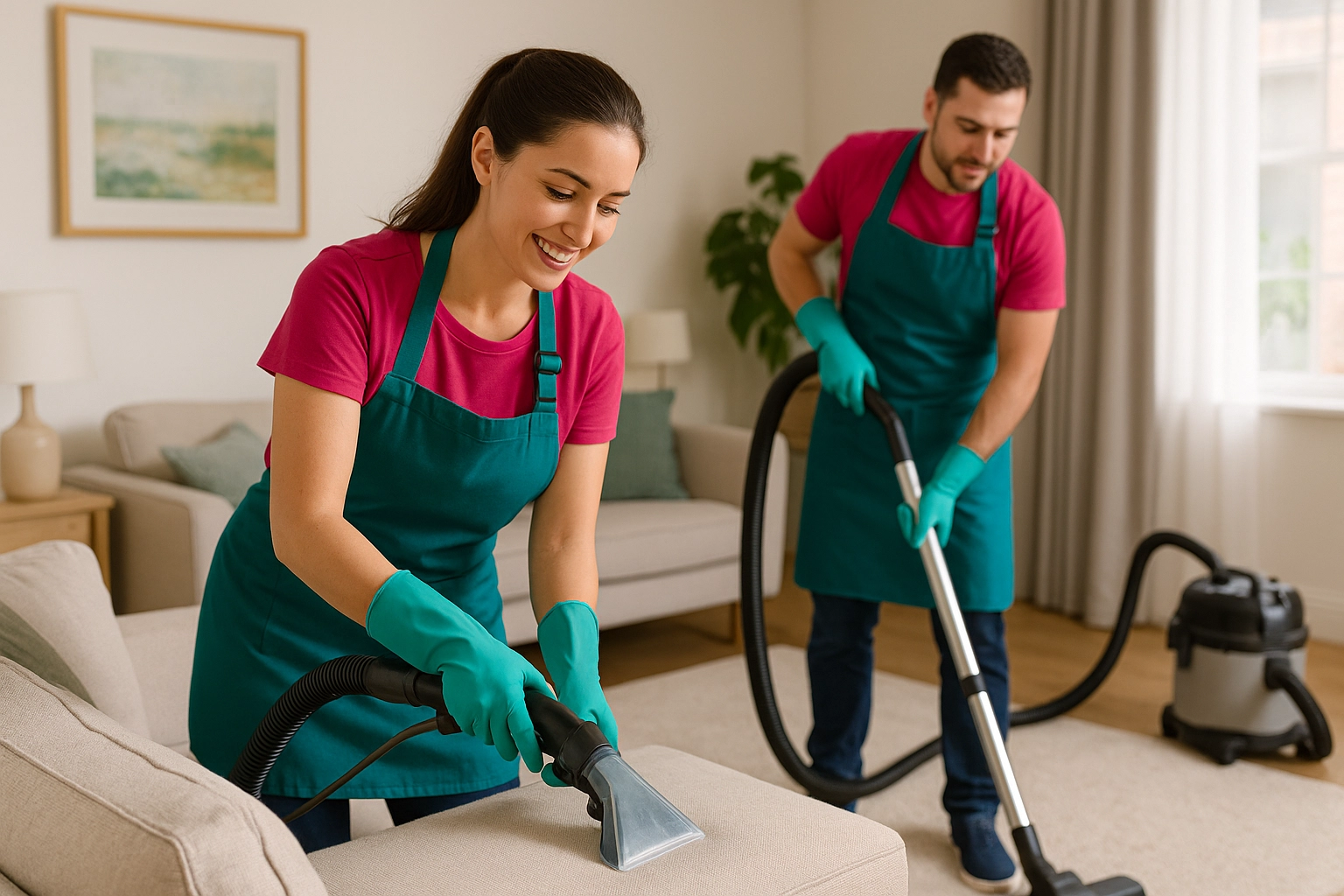 Professional carpet and upholstery cleaning in Birmingham — hot water extraction